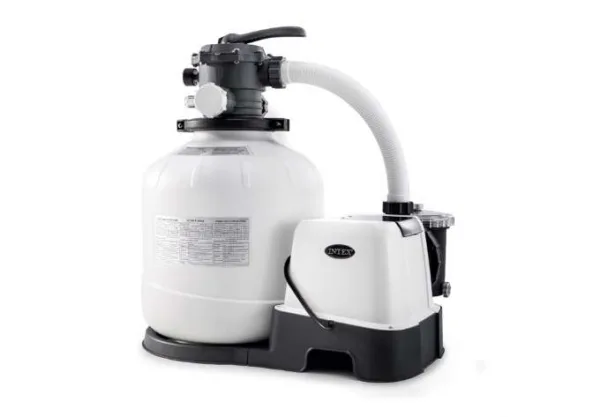 Sandfilter och saltvattensystem 56 800 lt Intex pump 26680 QZ2600