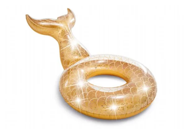 Mermaid Glitter Badring Intex Pool och badutrustning 5