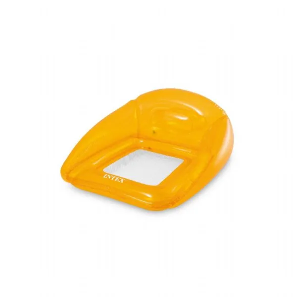 Transparent Bath Lounge Orange Intex pooltillbehör 56802B