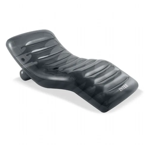 Splash Lounge badstol 191x99cm Grå Intex pooltillbehör 56875