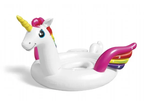 Unicorn Party Island Bath Ø 429x302x152c Intex Pool och badutrustning 57296