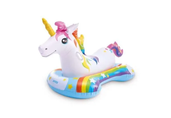 Unicorn Ride On 163x86cm Intex badleksaker och bollar 5