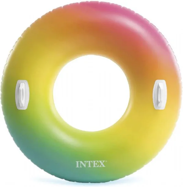 Badring färgglad virvel 122 cm Intex badtillbehör 58202EU