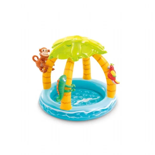 Tropisk Ø Barnpool 102x86cm Intex barnpool 58417