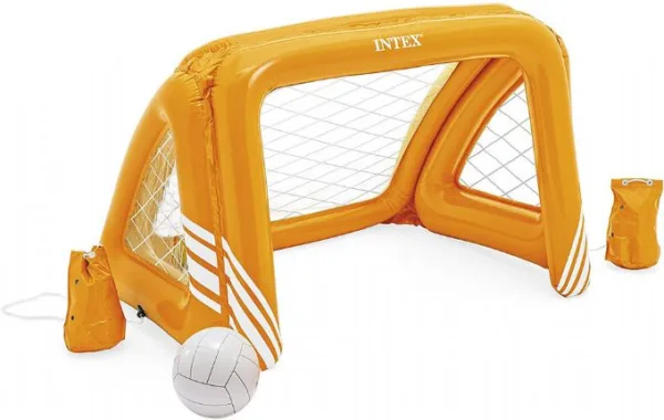 Flytande vattenpolomål och boll Intex vattensport 58507