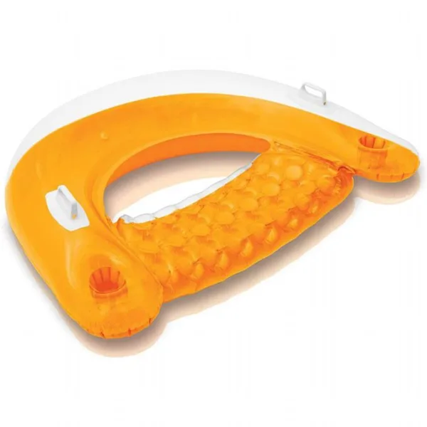 Badstol Orange 147x99 cm Intex pooltillbehör 58859E