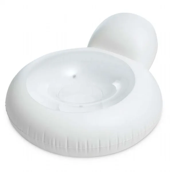 Kudde Rygg Lounge Badstol Vit Intex pooltillbehör 58889B