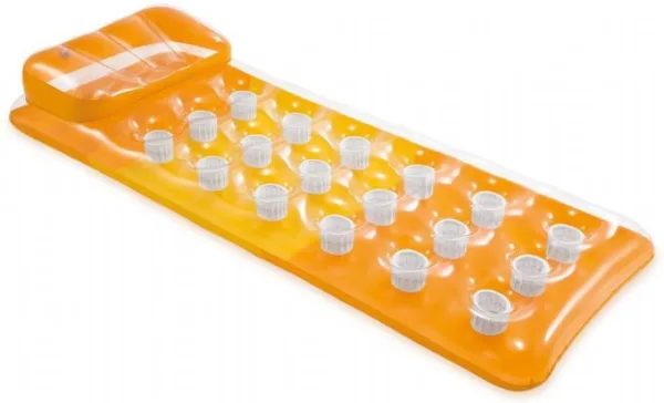 Luftmadrass Orange Intex badtillbehör 58890E